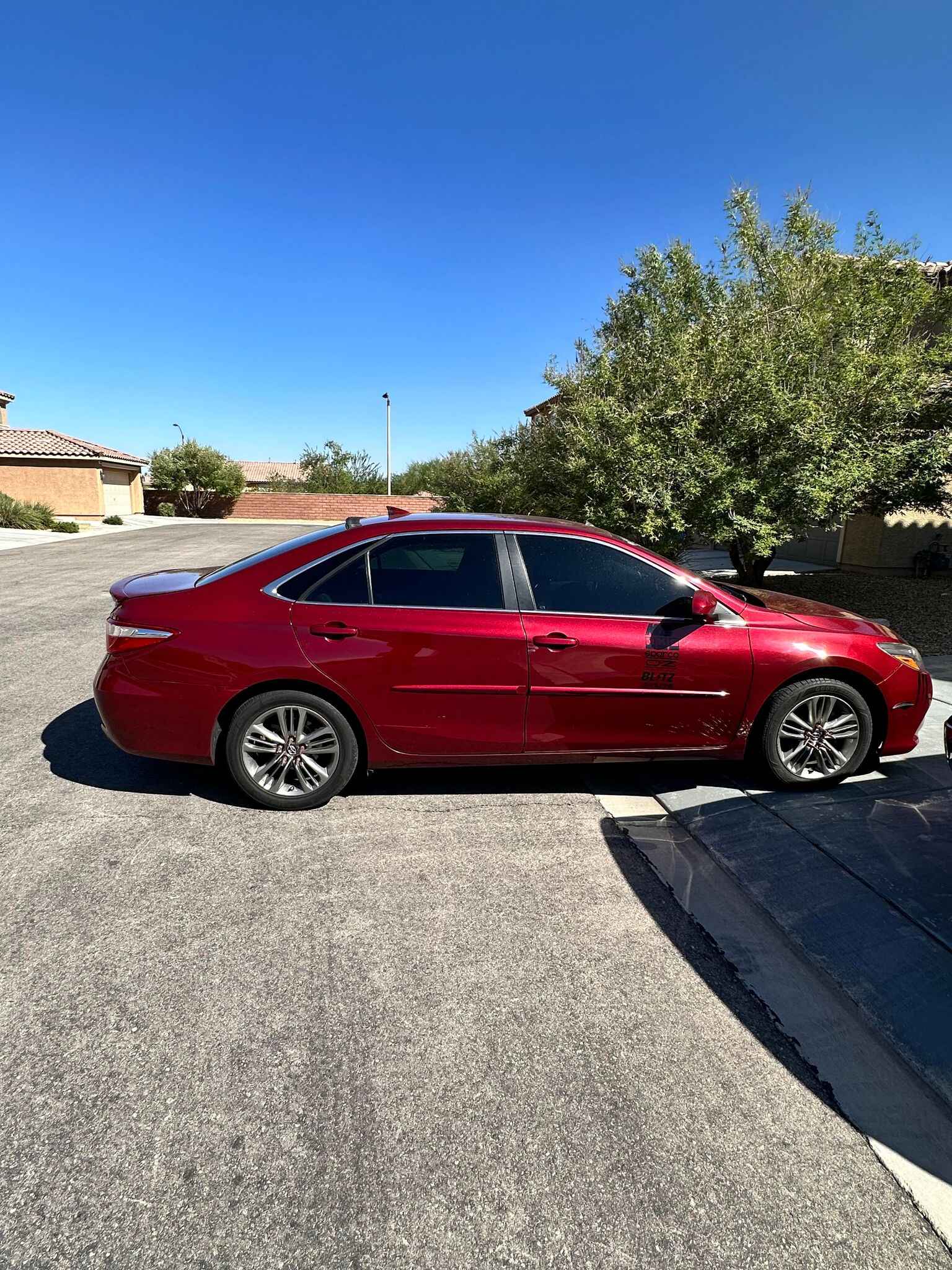 2017 Toyota Camry with HiTek Window Tinting - Quality Auto Tinting in Las Vegas