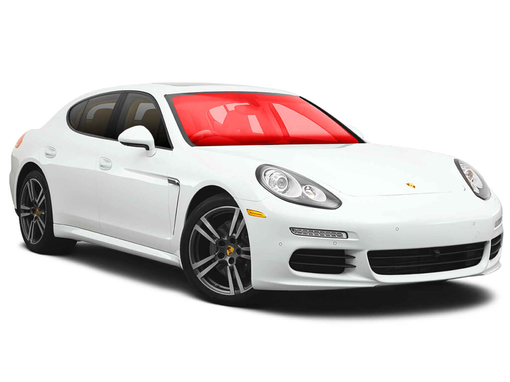 Porsche Front Windshield with Tinting